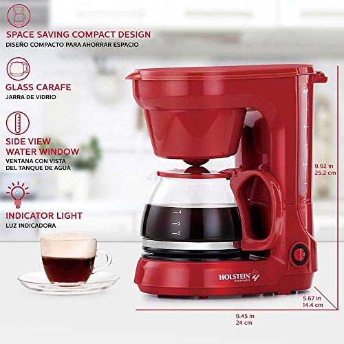5Cup Coffee Maker, Red (New Version) Pricepulse