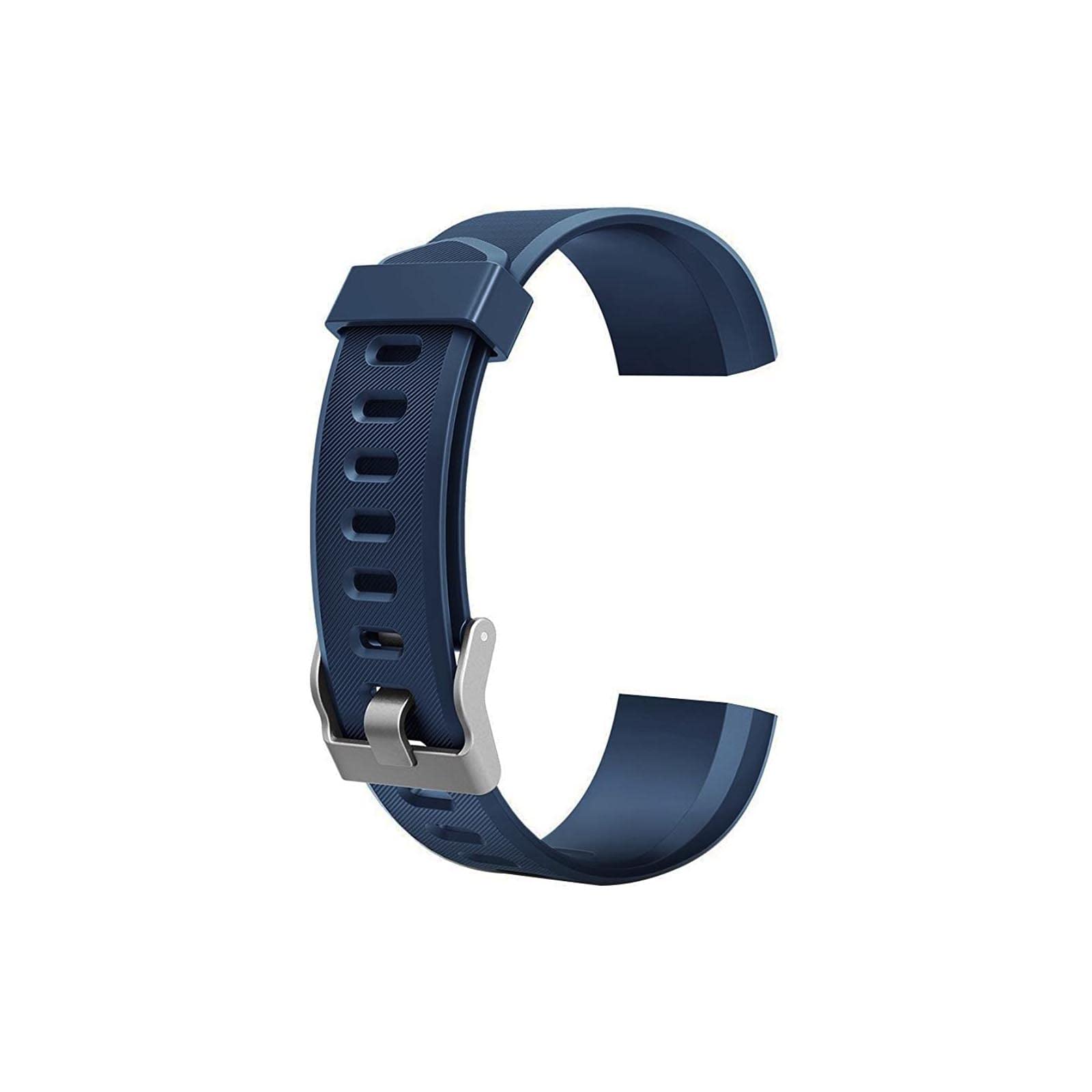 OTOTEC Silicone Watch Strap Compatible with ID115Plus HR Smartwatch Replacement Watch Band Quick Release Wristband for 170mm-225mm Wrist Size Blue