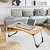 Foldable-Laptop-Bed-Table-Lap-Desk-Stand-Serving-Tray-Dining-Table-with-Slot-Notebook-Stand-Holder-Bed-Tray-Laptop-Desk-for-Eating-Breakfast-Working-Watching-Movie-on-BedCouchSofaFloor Foldable Laptop Bed Table Lap Desk Stand, Serving Tray Dining Table with Slot, Notebook Stand Holder, Bed Tray Laptop…