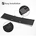 AUTEX F66789H Black Powder Coated Aluminum Horizontal Billet Lower Bumper Grille Insert Compatible With Ford F150 2009 2010 2011 2012 2013 2014 Lower Grill Insert