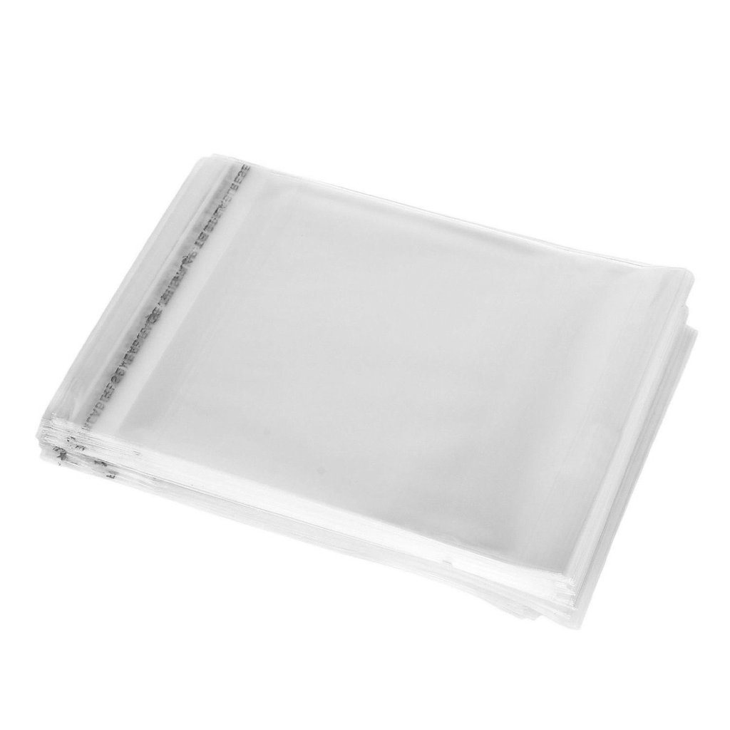 Sabco - 100pcs Cellophane Bags - Cellophane Gift Bags - Clear Display Bags - Cello Bags - Garment Bags (12 X 16")