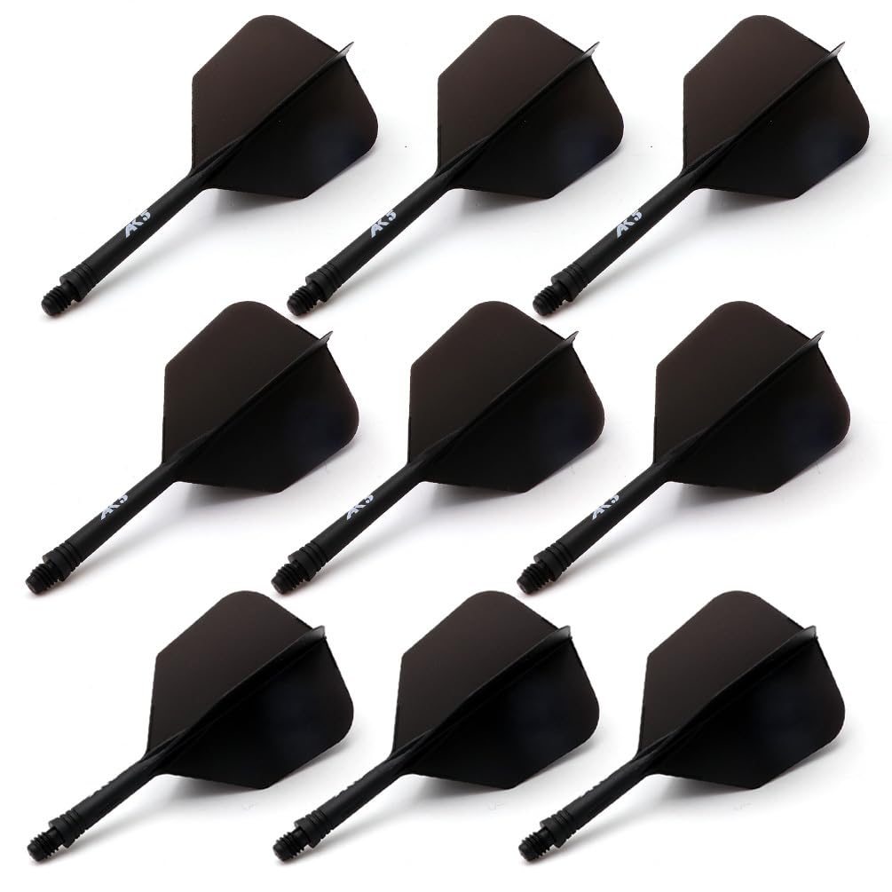 CUESOUL 3 Sets Integrated Dart Shaft and Flights,Dart Shaft Length 21mm/28mm/33mm