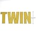 KUNGYO Gold Glittery Twinkle Twinkle Little Star Garland Baby Shower Birthday Party Decorations (3-Pack:1 “Twinkle Twinkle Little Star”+2Gold Star Garland) (Gold)
