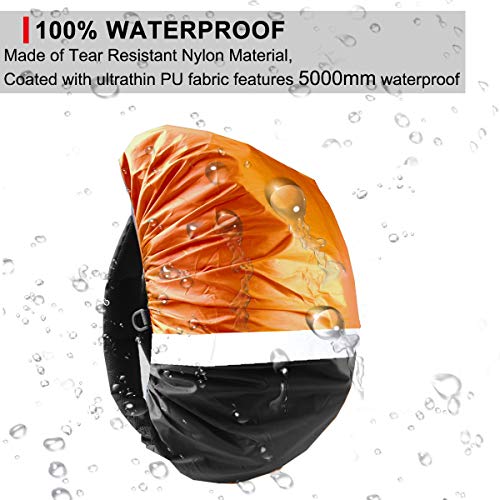 image for Frelaxy Hi-Visibility Backpack Rain Cover 100% Waterproof Upgraded Ult