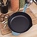 Zelancio Enameled 10-Inch Cast Iron Skillet, Oven Safe Smooth Surface Frying Pan. Perfect for Steak, Fajitas, Eggs, and So Much More, Teal