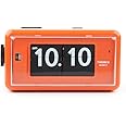 twemco Homeloo Retro Modern German Quartz Alarm Flip Clock AL30 (Orange)