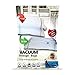 Alpha & Sigma 6 Vacuum Compression Storage Bags Jumbo Size (40 x 32 in) with Air Pump | Reusable, Ergonomic, Puncture Resistant & Waterproof | Organize Your Clothes, Optimize Suitcase Space, Enhance