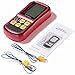 Digital Thermometer, Liumy 110V LCD Dual-channel Temperature Controllers, Temperature Meter Tester for K/J/T/E/R/S/N Thermocouple, Celsius and Fahrenheit Accurate to ±0.1%+0.6℃