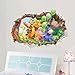 Home Decor Stick Giant Wall Decal 3D View Art Wallpaper Mural Winnie the Pooh