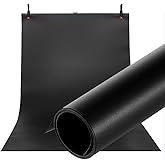Selens 100X200CM 40X80INCH Photography Backdrop Matte PVC Background Black