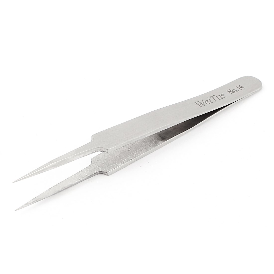Sourcingmap Stainless Steel Anti Static Needle Tip Straight Tweezer