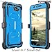 COVRWARE Aegis Series Case for Samsung Galaxy J7 Prime/J7 Sky Pro/J7 Perx/J7 V 2017/J7 2017 Heavy Duty Full-Body Rugged Holster Armor Case with Built-in Screen Protector, Belt-Clip, Kickstand, Blue