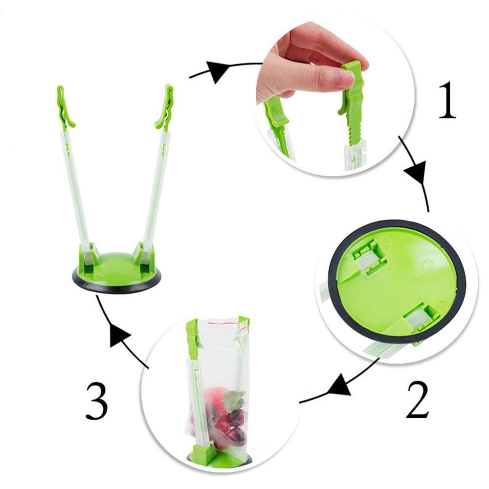 Baggy Rack Sandwich Bag Racks Holder，Food Storage Bags Clip， For Food