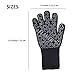 Premium Flamen Heat Resistant Gloves (932F, 500C), Aramid Oven mitts with Maximum Heat Resistance for Daily Kitchen Camping Cooking Grill and BBQ Use Perfect Grip and Universal Size