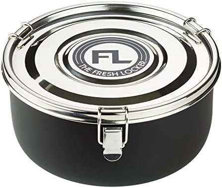 The Fresh Locker Stainless Steel Coffee Storage Container - The Ultimate Humidity Controlled and Airtight Storage Solution for Coffee (Boveda Pack 32% Sold Separately)