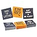 BLUE PANDA - 150 Pack Halloween Paper Napkins for Party Supplies, 3 Designs Funny Quotes (5 x 5 In) - Halloween Napkins