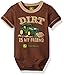 John Deere Baby Boys' Grahpic Bodyshirt, Brown/Khaki, 9/12M