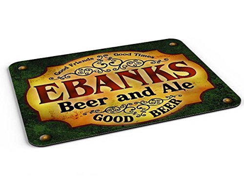 Ebanks Beer & Ale Mousepad/Desk Valet/Coffee Station Mat