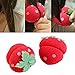 CCbeauty 18 pcs Strawberry Hair Care Foam Soft Round Sponge Balls Curlers Hair Roller Bun Tool