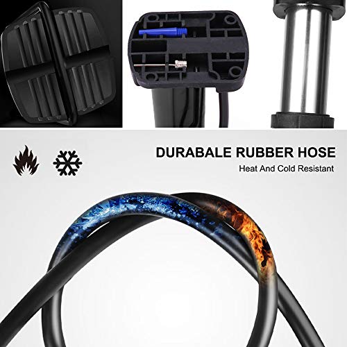 image for Aibrisk Mini Bike Pump, Bike Pump Fits Presta and Schrader Valve, Bicy