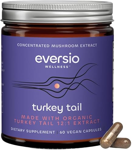 Amazon.com : Eversio Wellness Organic Lion's Mane Capsules – 8:1