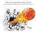 HaloVa 3D Flying Fire Basketball Wall Stickers, Broken wall, Removable Wall Arts Decals Murals for Children Kid Baby Room Decor