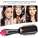 ZDATT Hot Air Hair Brush & Volumizer, 3-in-2 Salon Styling Hair Dryer and Styler, Negative Ion Straightening Brush Curl Brush, Multi-functiona(AA)thumb 2