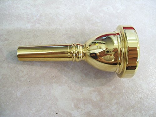 Trombone Mouthpiece, 6 1/2AL, small shank, gold color