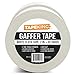 Tape King Gaffers Tape White (2-Pack) Professional Grade Premium Gaffer, 2 Inch X 30 Yards Per Roll