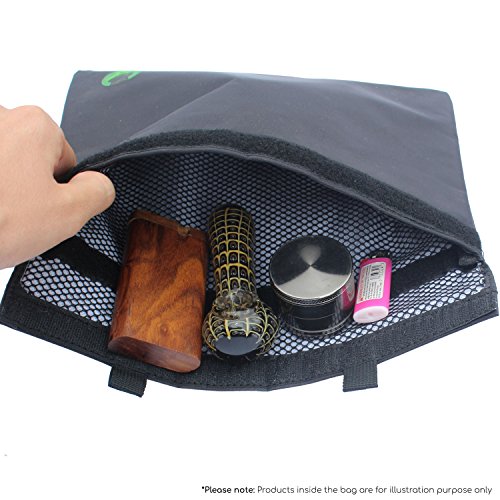 Large Smell Proof Bag 11x9 DOG TESTED 100 Odor Locking Carbon Stash