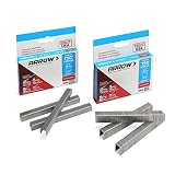 ARROW T50 Stainless Steel Staples Pack Set #508SS1 1/2'' 12mm and #506SS1 3/8'' 10mm