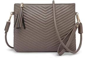 LYPULY Small Crossbody Bags for Women, Trendy Vegan Leather Shoulder Purses, Clutch Wallet with Wristlet Strap