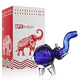 Epic Hand Glass Elephant Device 5 inch Blue