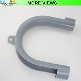 LRMYS U-Shaped Drain Outlet Hose Hook 20-26mm Pipe ABS Gray 1 Pack view 7
