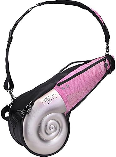 WELLZHER Nautilus Driving Range Sunday Golf Bag, Silver/Pink