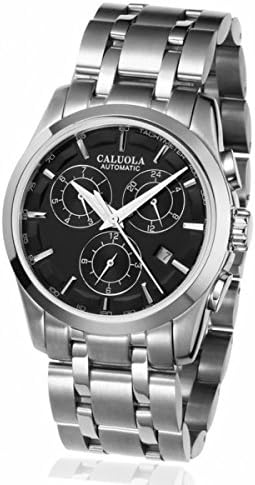 自動時計ファッションメンズ腕時計day Date 24時間スポーツ腕時計ca1065 M 1065 Ss Black