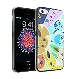 iPhone SE Pokemon Case, DURARMOR® iPhone SE 5S 5 Pokemon Go Case Anime Pokemon Eevee Jolteon Flareon Vaporeon Ultra Slim Fit Hard Case Protector Cover for Apple iPhone SE (2016), iPhone 5S / 5