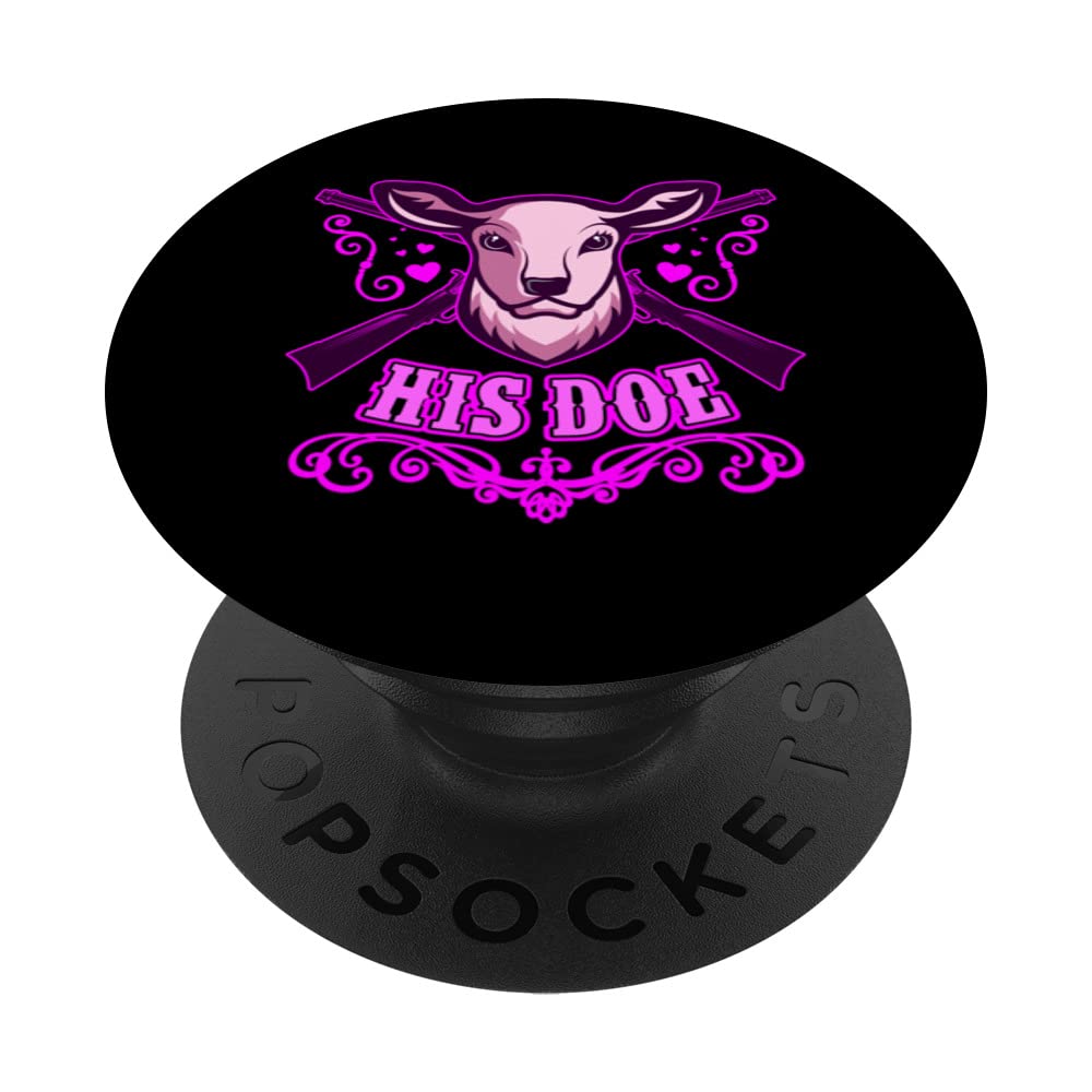Valentines Day Her Buck His Doe PopSockets Swappable PopGrip