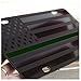 JASS GRAPHIX Military Thin Green Line American Flag License Plate Matte Black on 1/8 Black Aluminum Composite Heavy Duty Tactical Patriot USA Car Tag