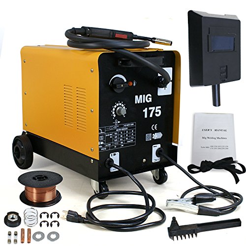 Zeny® MIG 175 160AMP 110V Mag Flux Core DC Welding Machine Gas Welder