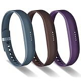 GreenInsync Bands for Fitbit Flex 2, Replacement for Fitbit Flex 2 Sport Soft Silicone Accessories Bands for Fitbit Flex 2 Smart Watch with Fastener Clasp Unique Design for Women Girls Small 3Pack