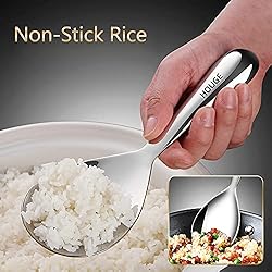 AHOUGER Rice Paddle, Rice Spoon Stainless Steel