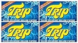 Trip Clear 1.25 Cigarette Rolling Papers, 4 Packs