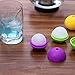Spherical Silicone Ice Mold Whiskey Ice Soccer Mold DIY Food-grade Silicone Ice Trays Ice Ball Maker Pack of 5 (5 color random)