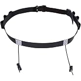 Azarxis Race Number Bib Belt with 6 Storage Loops Adjustable Elastic Webbing for Men Women Runners Running Jogging Triathlon Marathon Trail Race Cycling