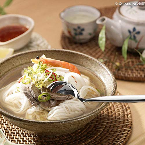 Idomy 2-Piece Stainless Steel Gravy Soup Spoon, Gravy Ladle Soup, Small Ladle - Thumbnail 5