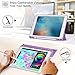 ZtotopCase iPad 9.7 Inch 2018/2017 Case with Pencil Holder - Lightweight Soft TPU Back Cover and Trifold Stand with Auto Sleep/Wake, Protective for iPad 6th/5th Generation , Light Purple