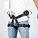 YaeCCC Climbing Harness Safe Belt for Fire Rescue High Altitude School Assignment Caving Rock Climbing Rappelling Equipment Body Guard Protect (Half Body-Model 2)