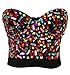 Alivila.Y Fashion Metallic Spike Punk Goth Bra Clubwear
