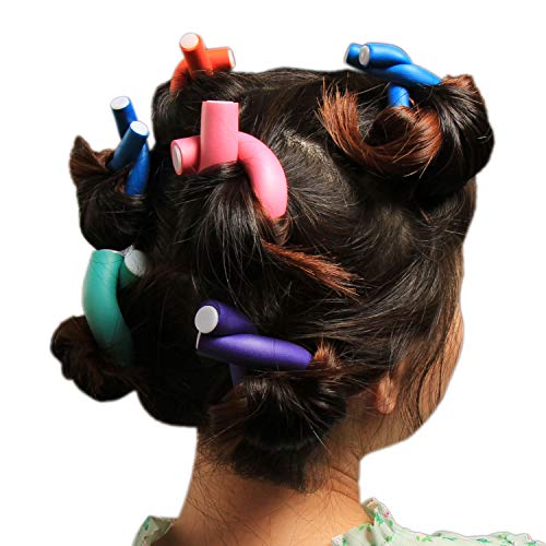 Hair Rollers Flexi Rods Set, 42PACK 7" roller, hair curlers